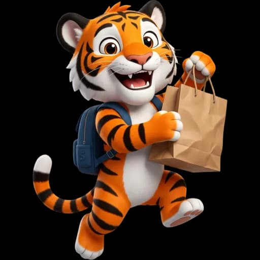 호랑은 합리적인 가격에 제대로 득템한다 🛍️