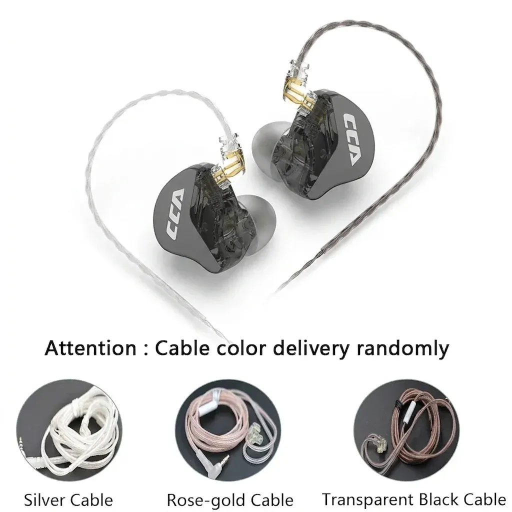 CCA CRA 유선 인이어 이어폰 스튜디오 사진