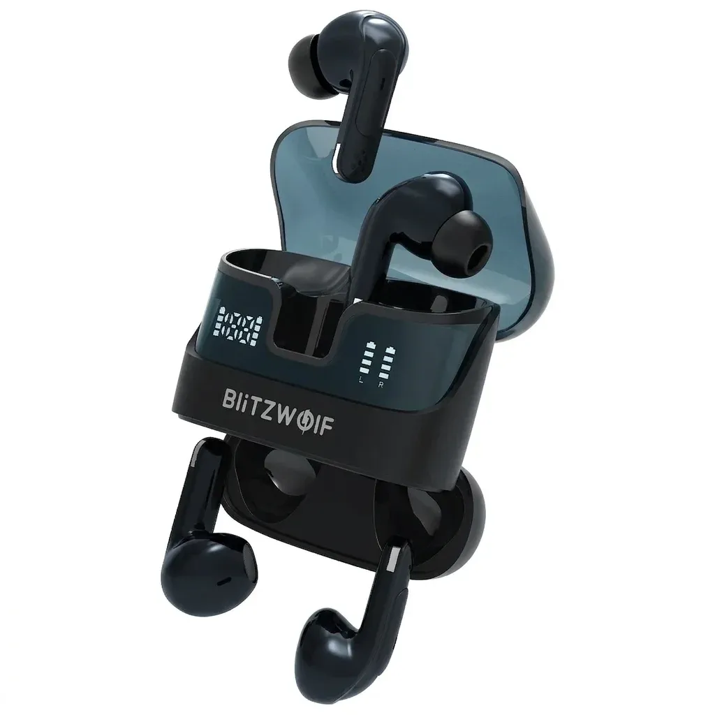 블리츠울프 BW-FYE17 듀얼 LED 표시 2-in-1 TWS 블루투스 이어폰