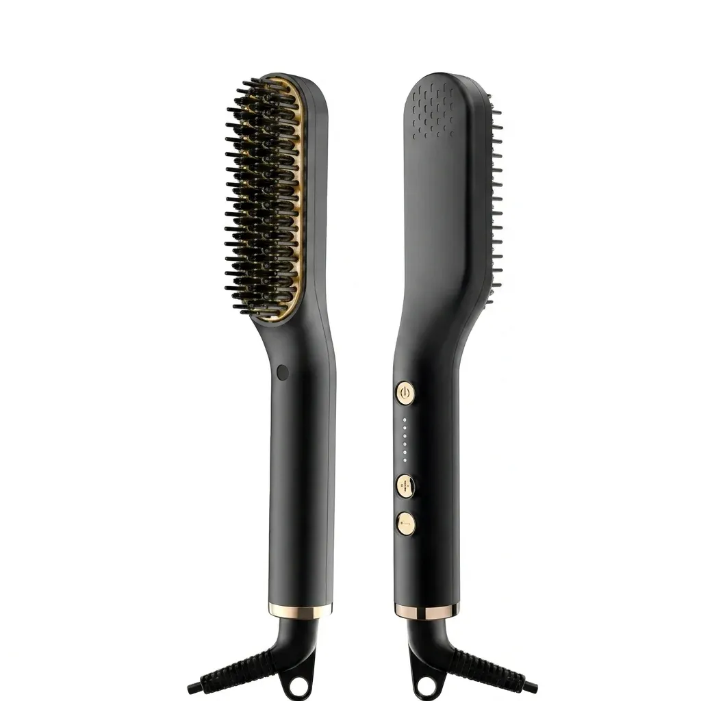 ANLAN 남성 수염·헤어 스트레이트닝 브러시