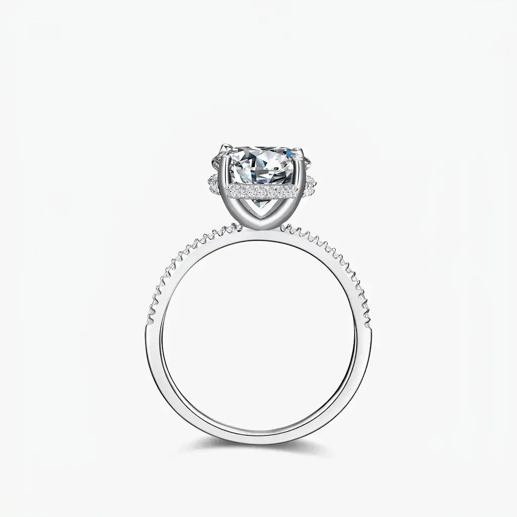 모디안 실버 지르콘 클래식 반지