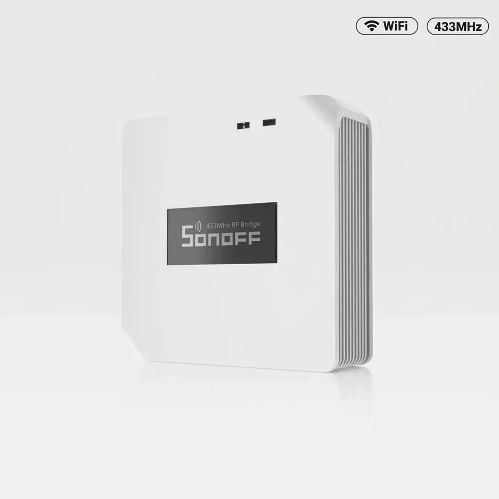 SONOFF RF BridgeR2 무선 허브 정면 사선