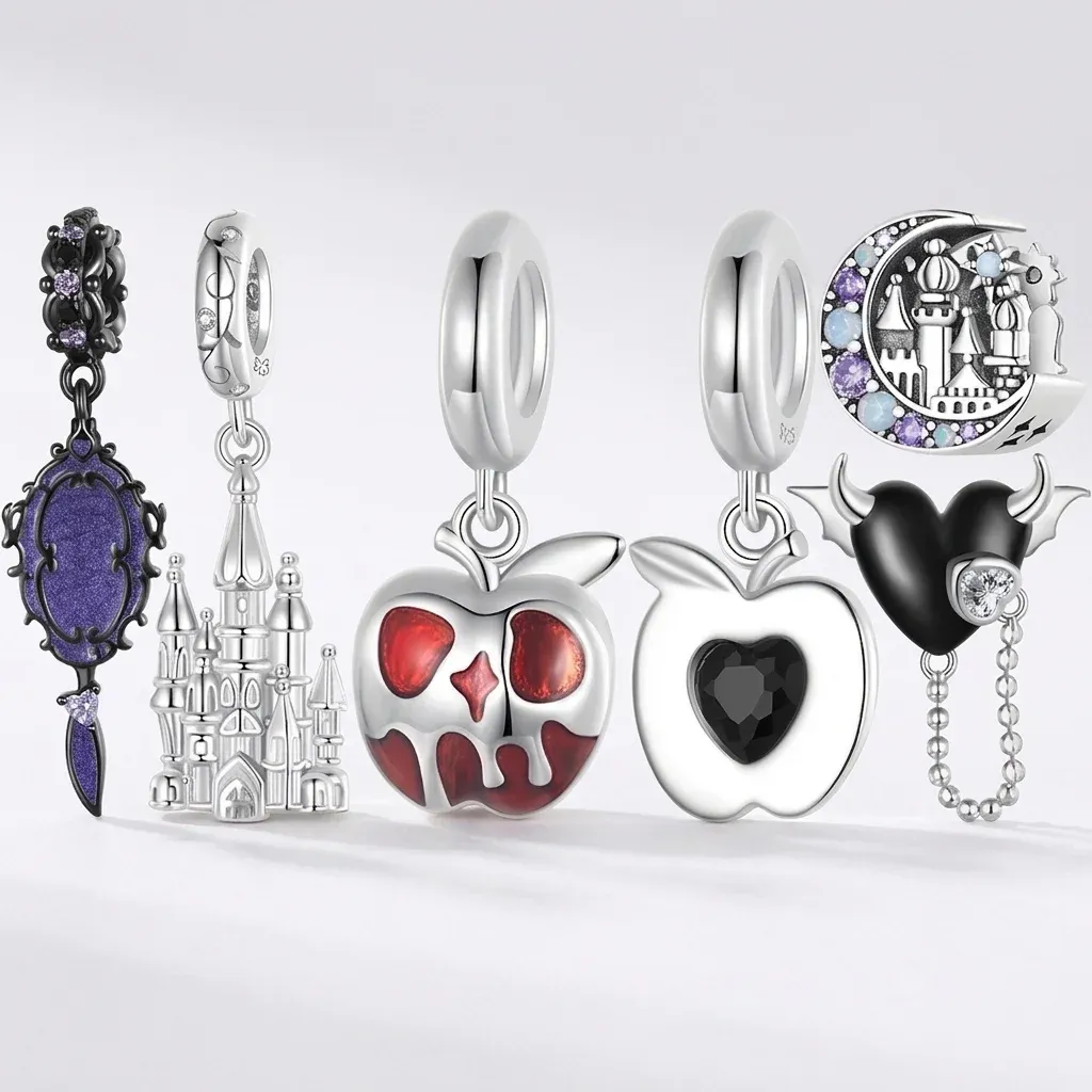 실버 참 펜던트 3종 세트