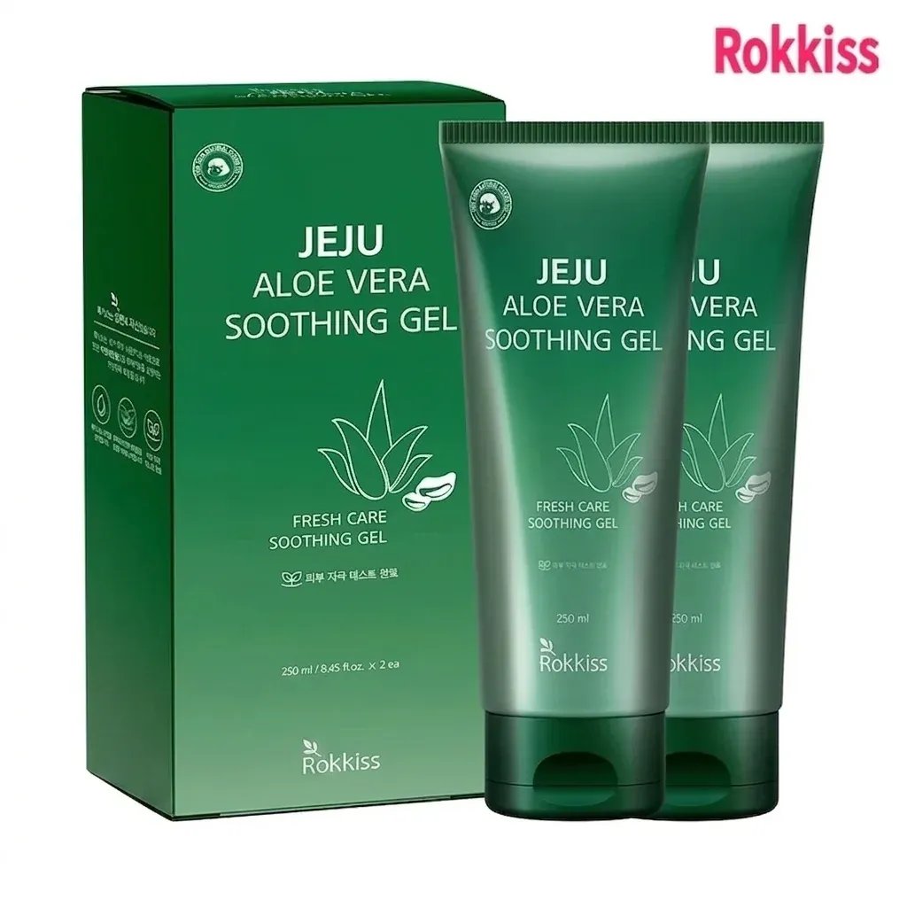 록키스 제주 알로에베라 진정 젤 2개 세트 250ml