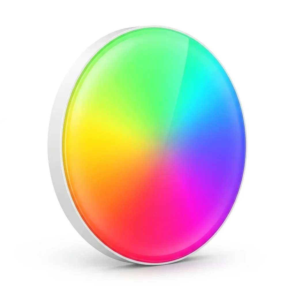 무지개 색상 스마트 원형 천장조명