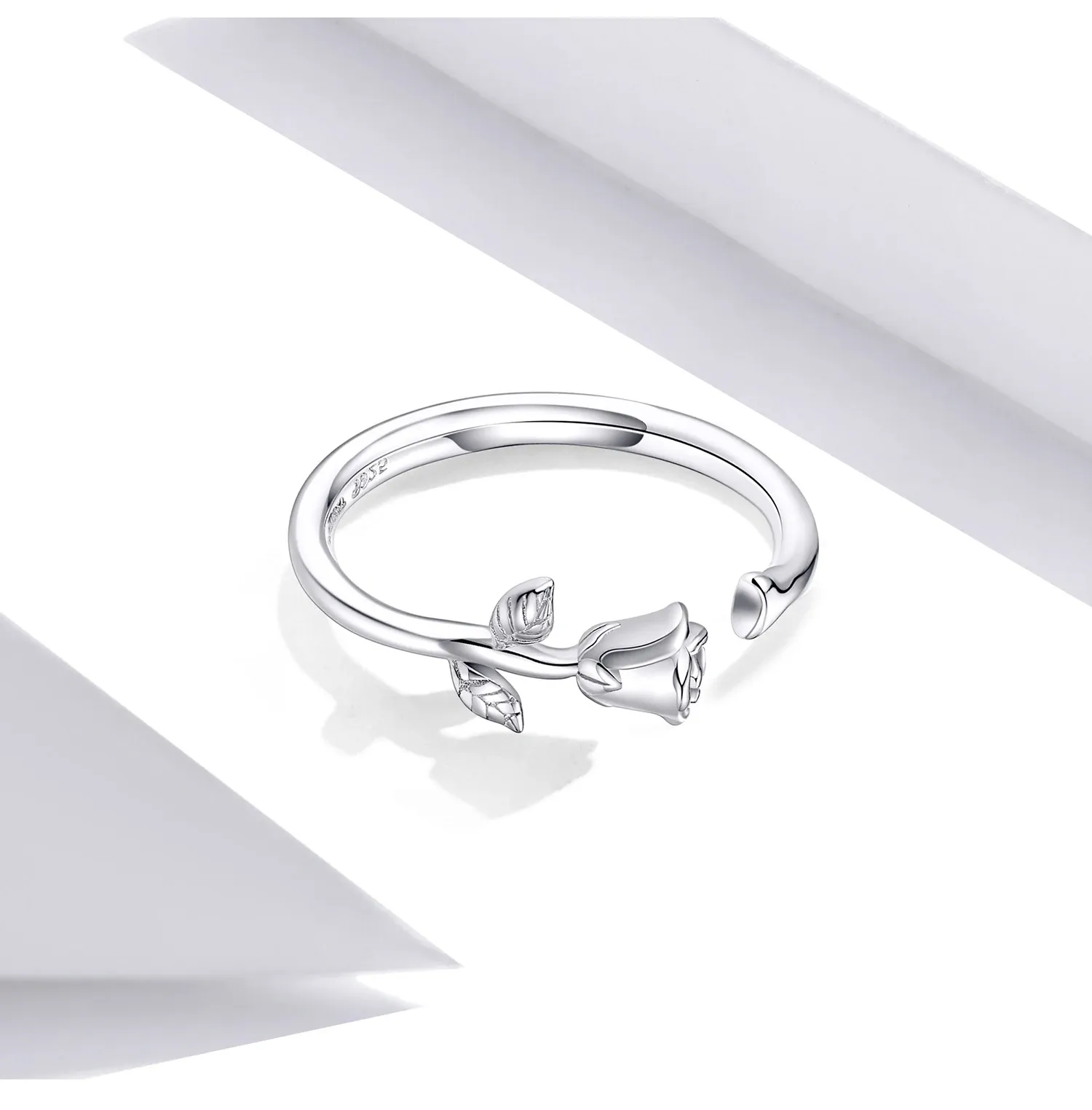 바모어 925 실버 로맨틱 장미·식물 오픈링