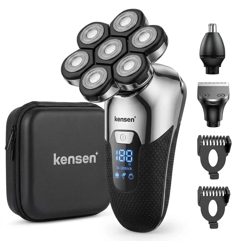 켄센 S18 7D 플로팅 마그네틱 전기 헤드 면도기