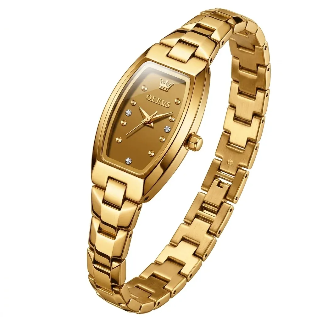 OLEVS 슬림 토노 다이아몬드 여성용 쿼츠 시계