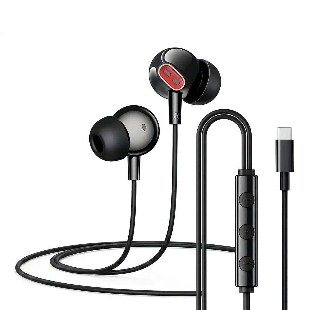 벤션 유선 인이어 이어버드 USB-C