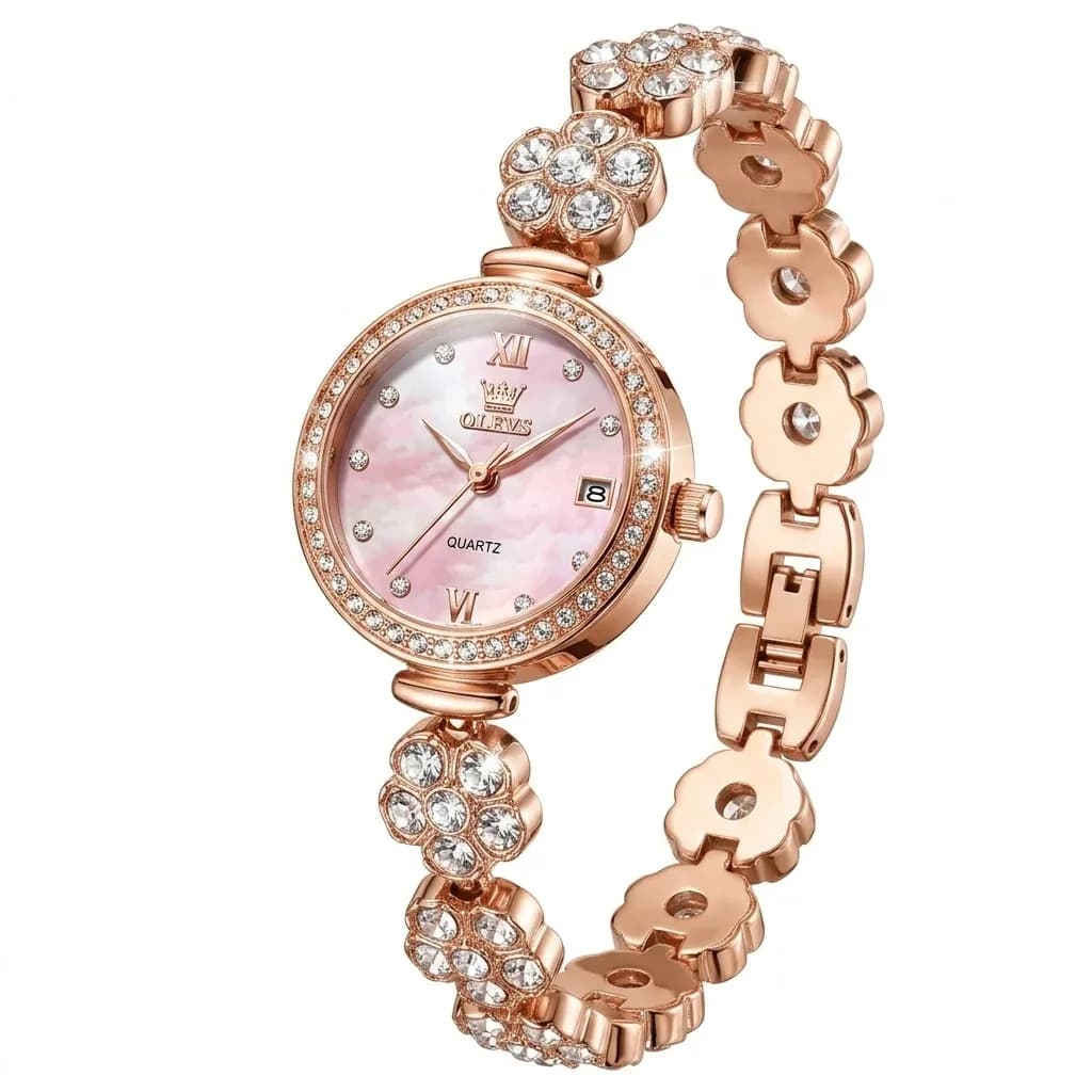 로즈골드 올레브스 여성용 다이아몬드 시계