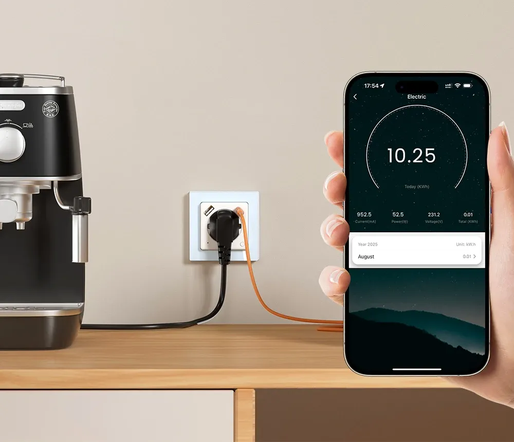 AVATTO 투야 와이파이 스마트 벽면 콘센트 PD20W 에너지 모니터링형