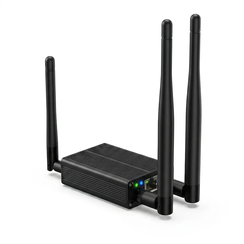 רכזת AVATTO זיגבי שחורה עם אנטנות