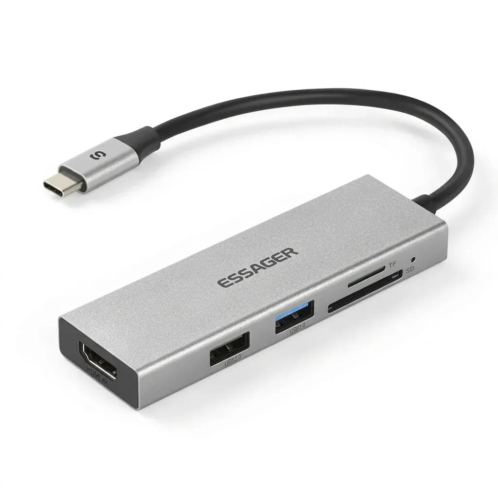 Essager 5-in-1 USB-C 4K HDMI 도킹 허브