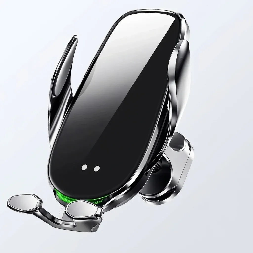 에사저 15W 에어벤트 자동 클램프 차량용 무선충전 거치대