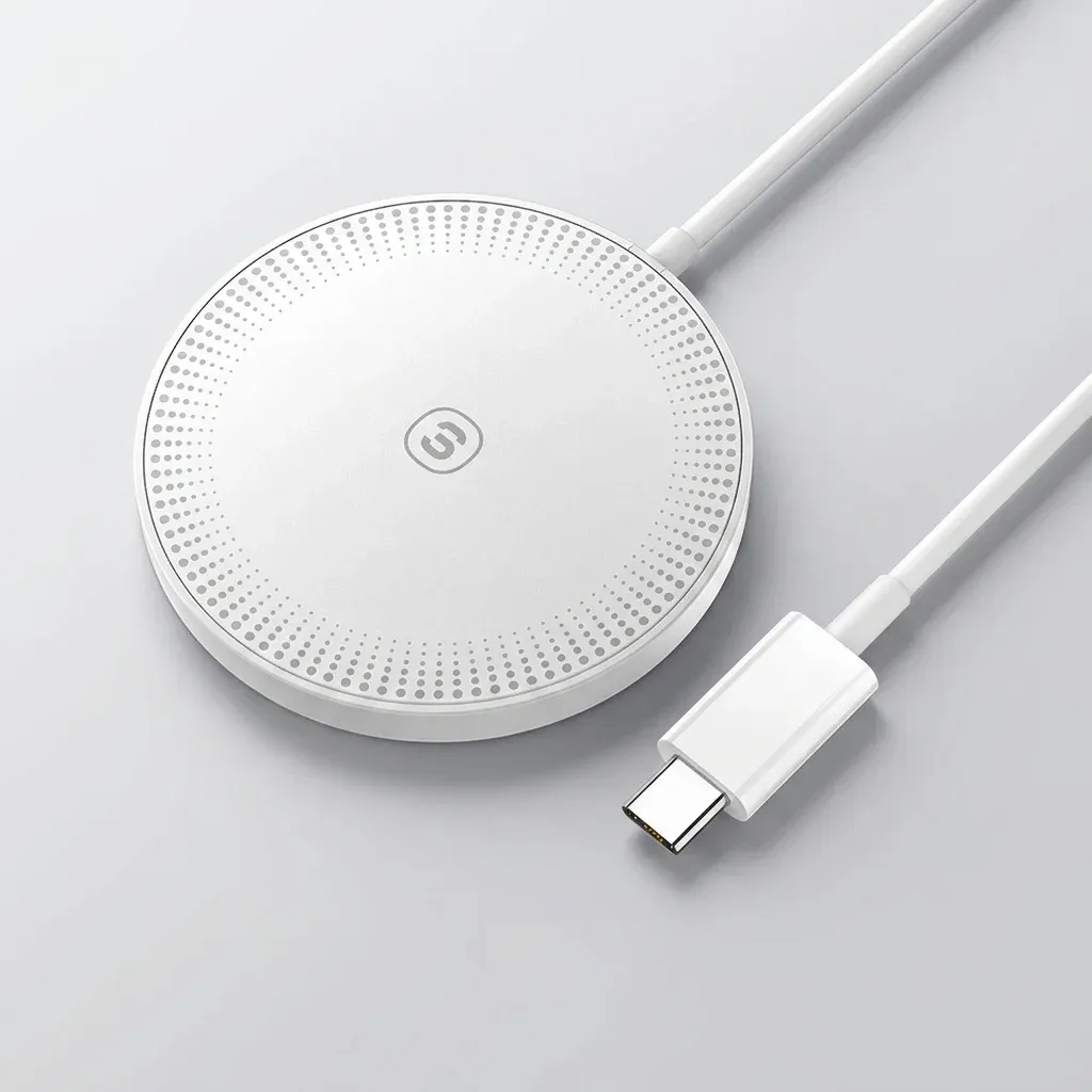 에사저 자석형 Qi 무선충전기 15W Type-C 세트