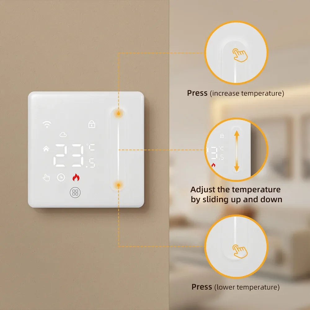 Tuya Wi‑Fi 스마트 바닥난방·보일러 온도조절기 WT420