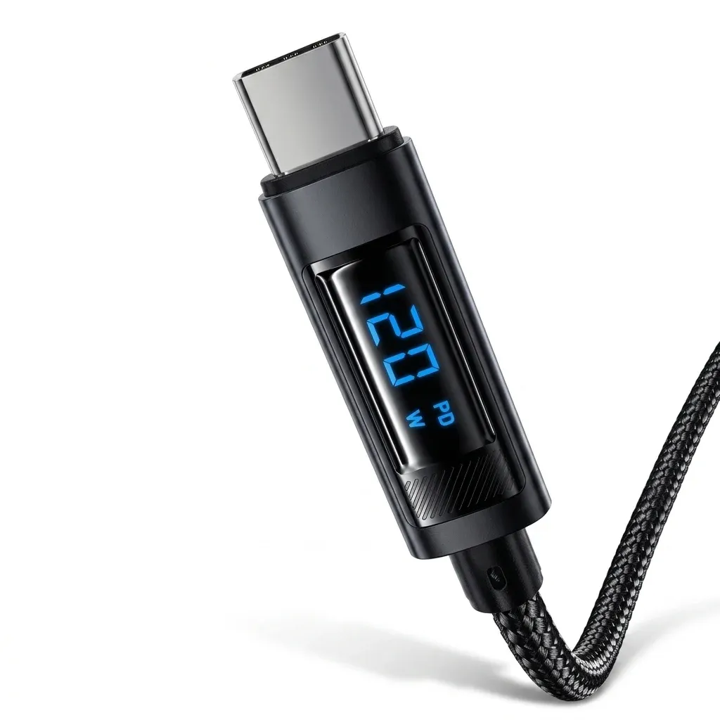 120W LED 디스플레이 USB-C 충전 케이블