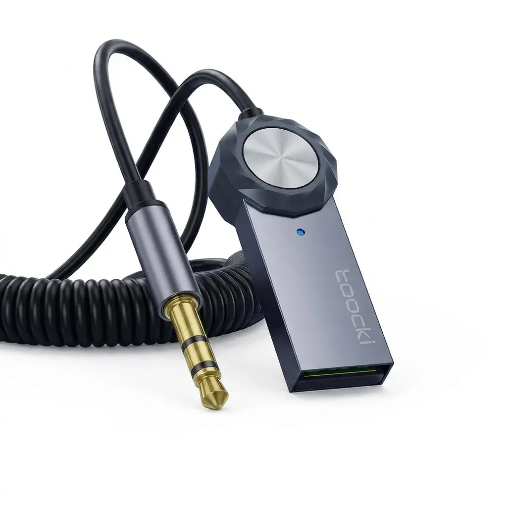 투키 BT01 USB 블루투스 5.1 차량용 AUX 오디오 어댑터