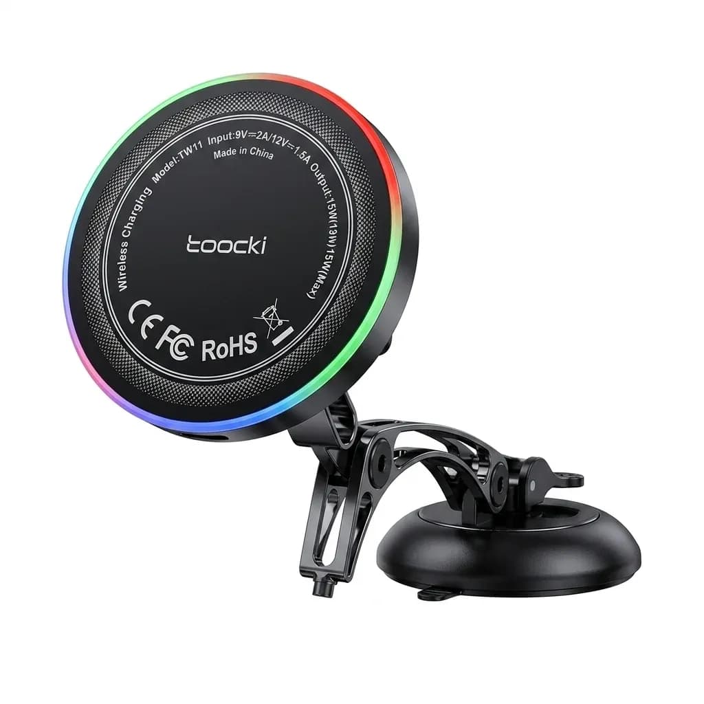투키 듀얼 피봇 자석형 차량 무선충전 거치대
