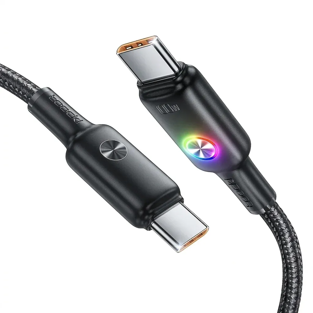 투키 100W LED USB-C 고속 충전 케이블