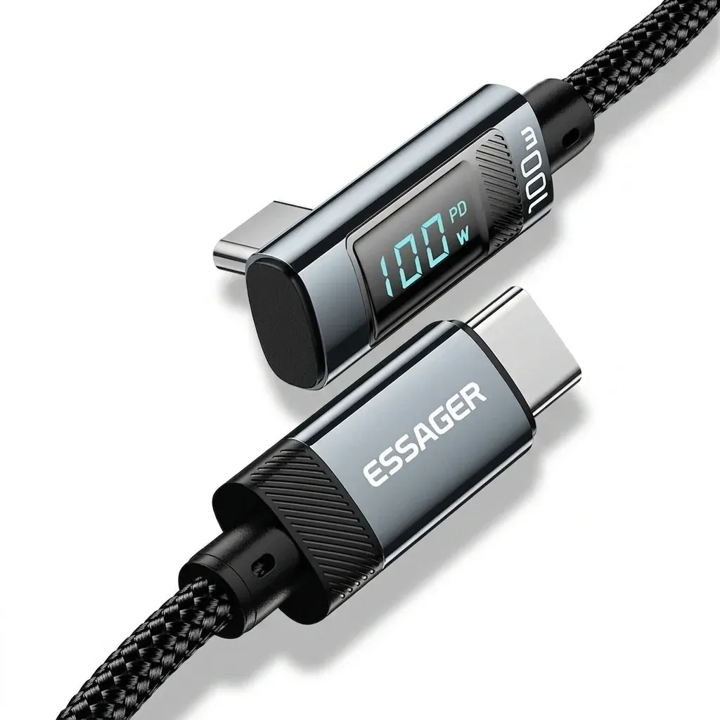에사저 PD100W 직각 USB-C 케이블