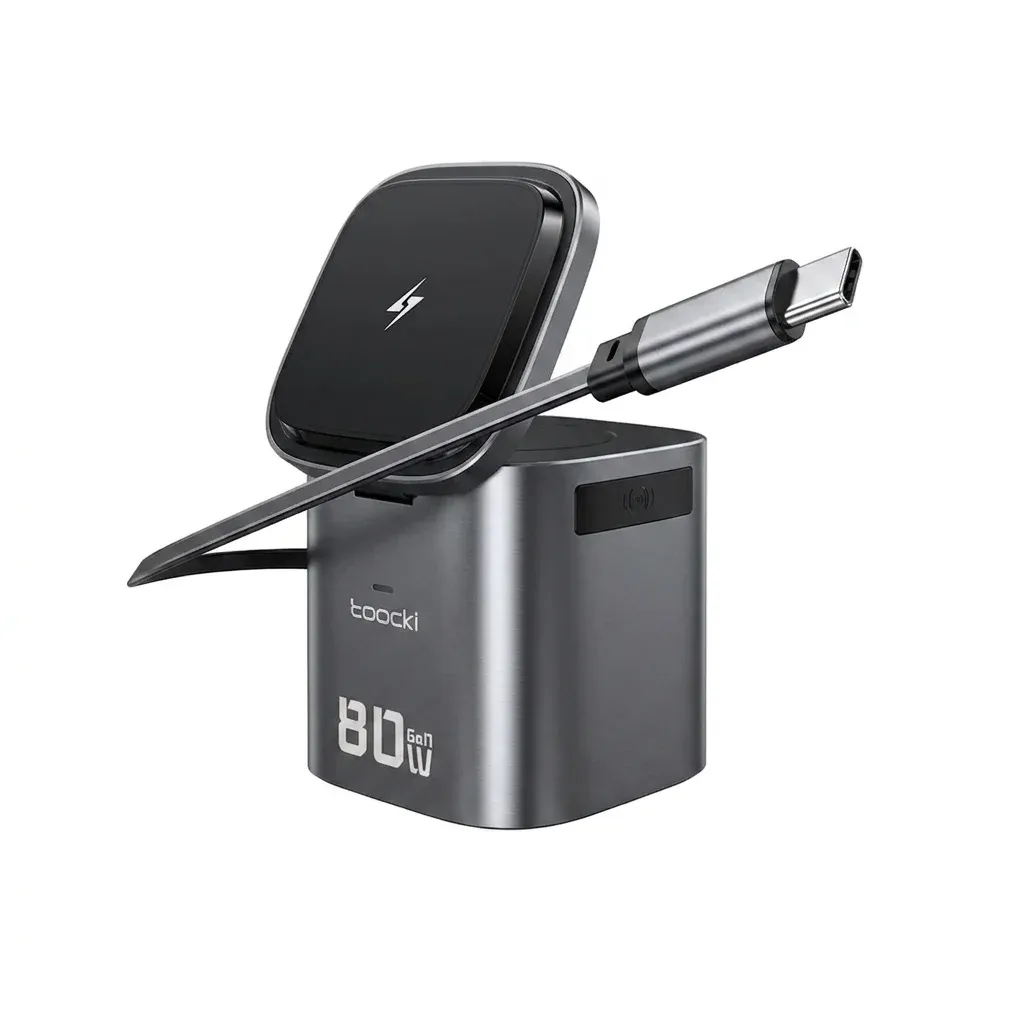 투키 80W 6-in-1 GaN 멀티 충전 스테이션