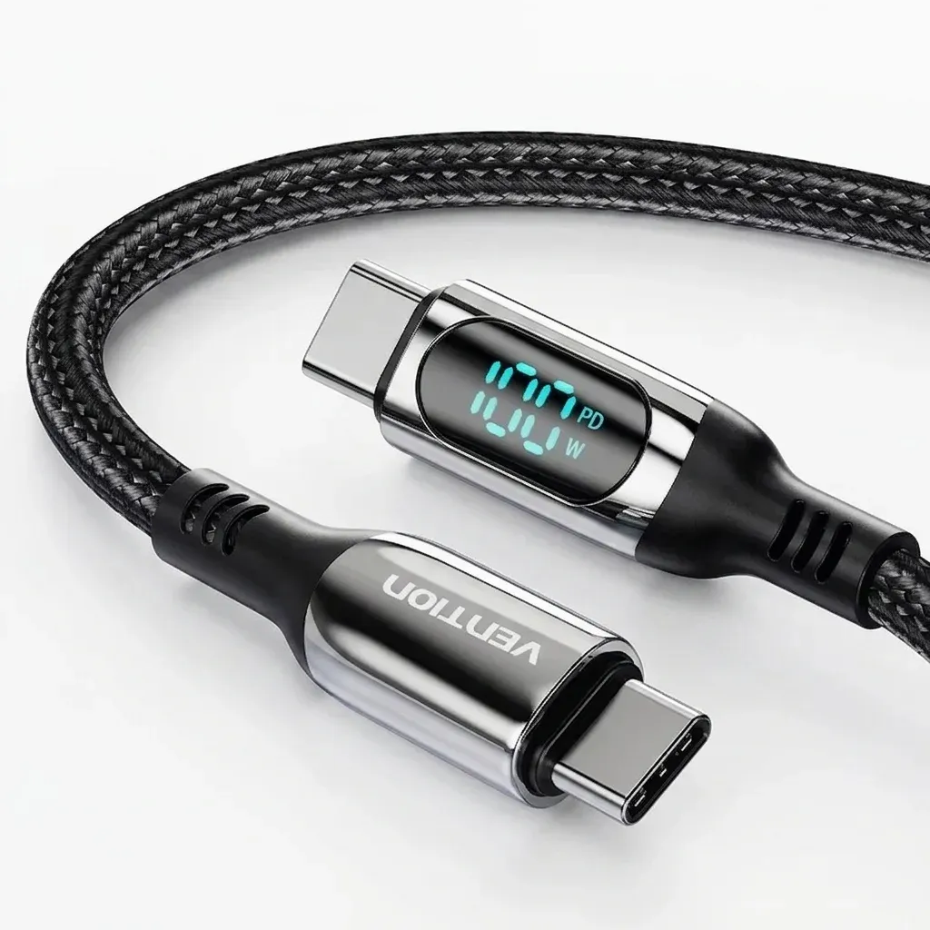 벤션 USB-C LED 고속 충전 케이블