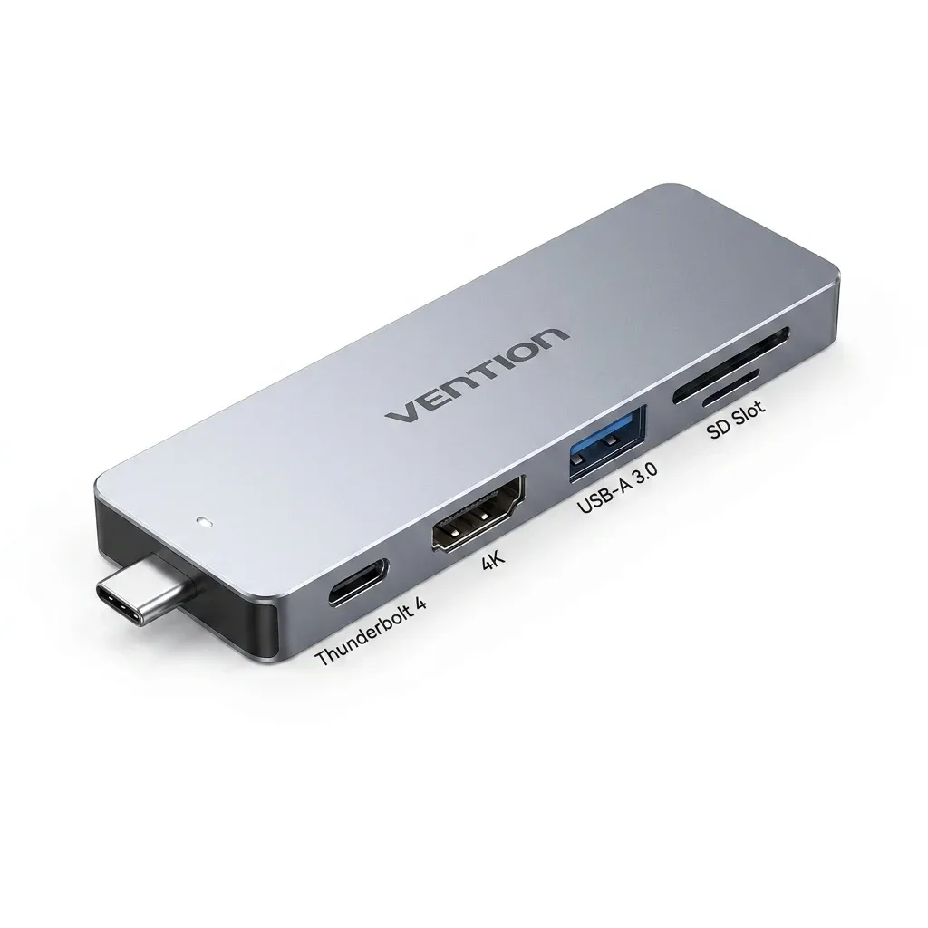 벤션 6포트 USB-C 썬더볼트 4 허브