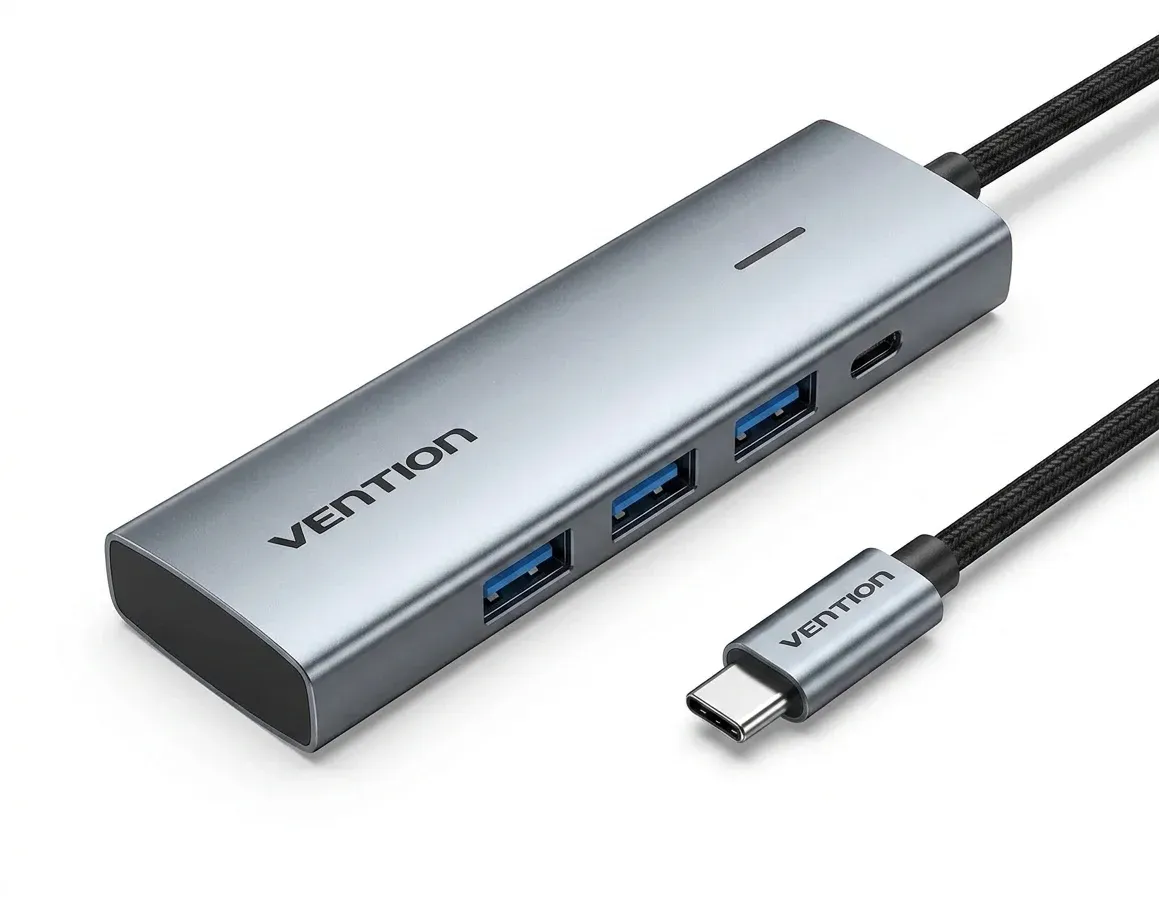 벤션 메탈 4포트 USB-C 허브