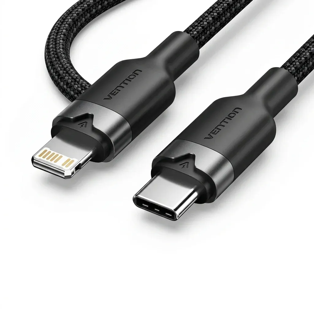 벤션 USB-C 라이트닝 고속 충전 케이블