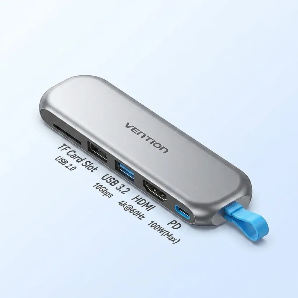 벤션 4in1 USB 3.2 Gen2 4K 허브 PD100W 도킹 어댑터