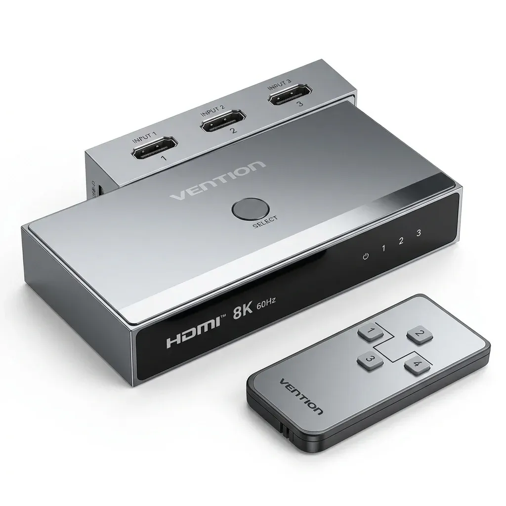 벤션 HDMI 2.1 3대1 스위처 분배기