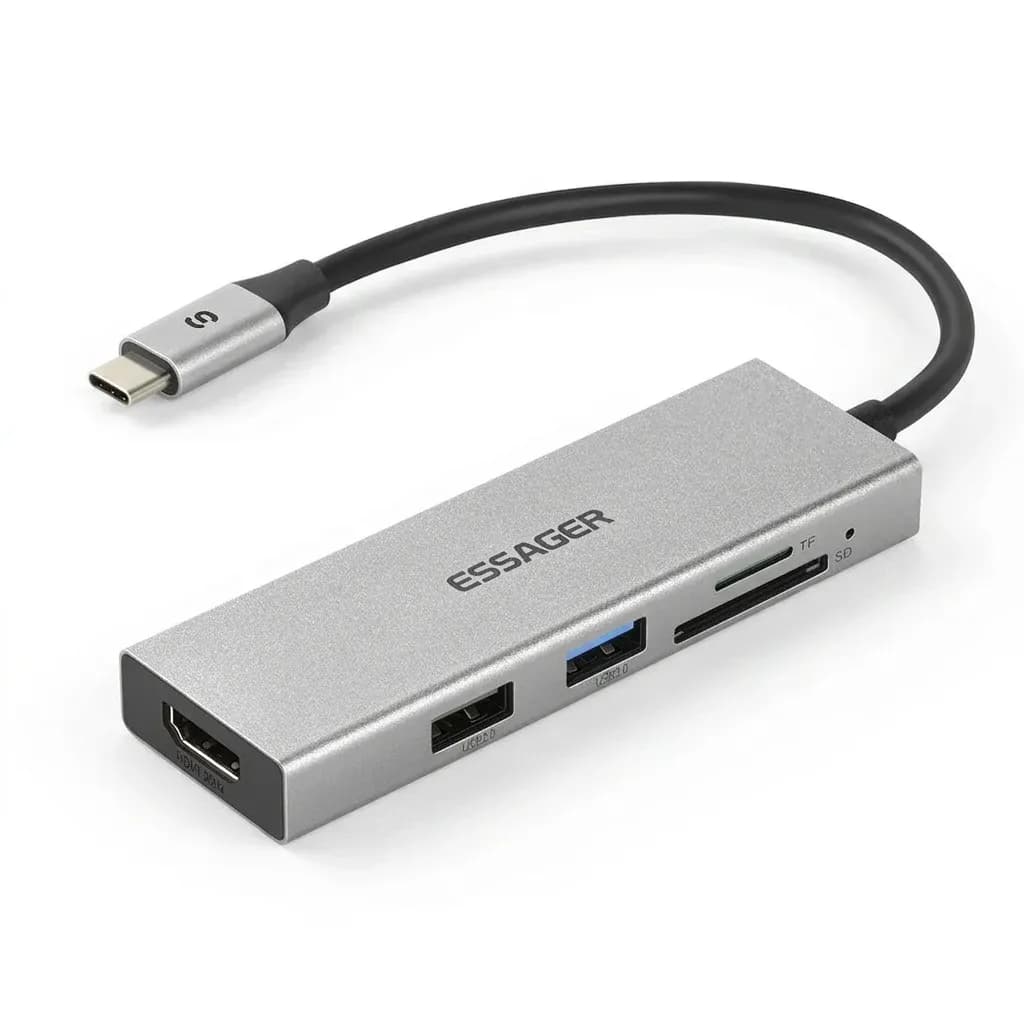 에사가 USB-C 5-in-1 도킹 허브
