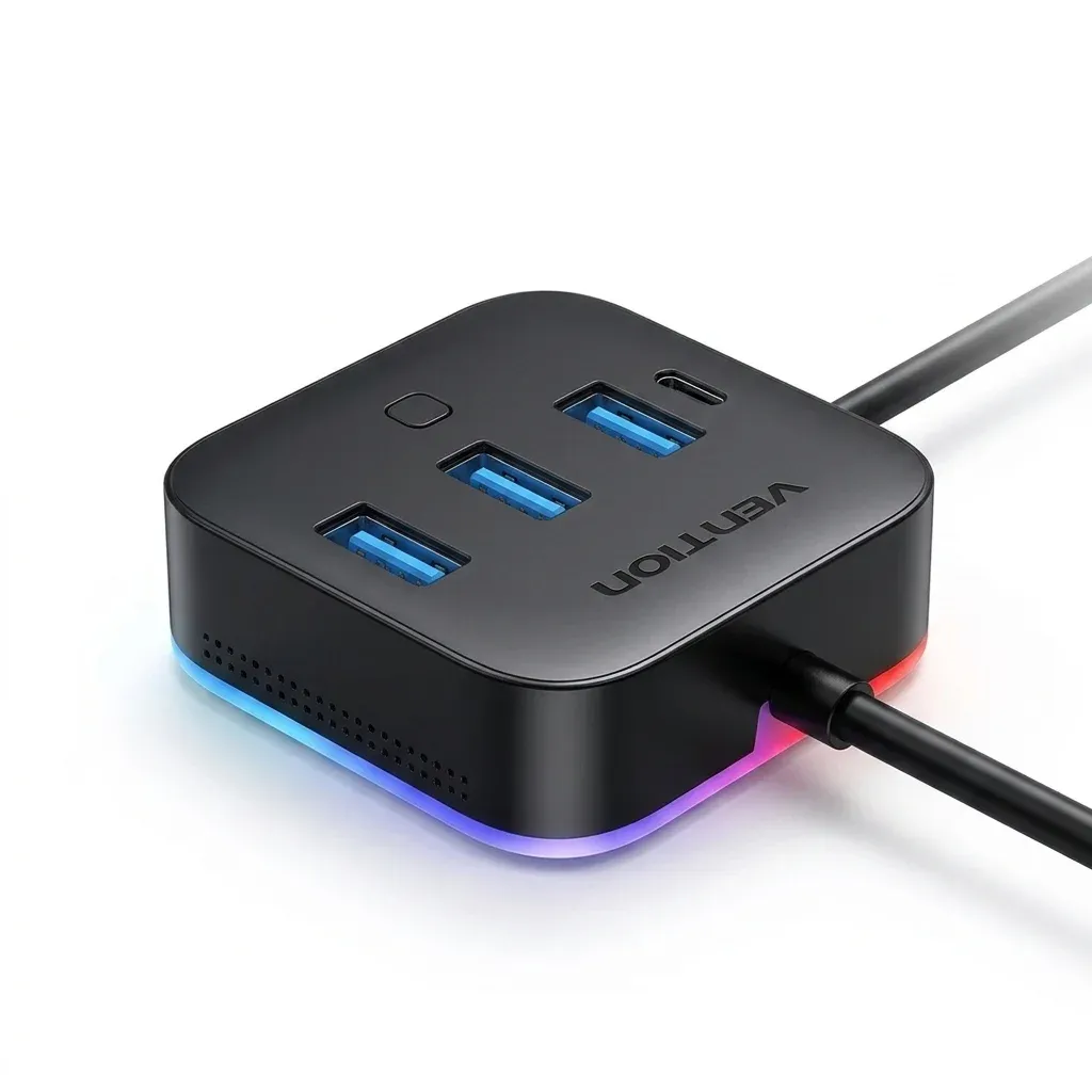 벤션 RGB USB 확장 허브 스튜디오컷