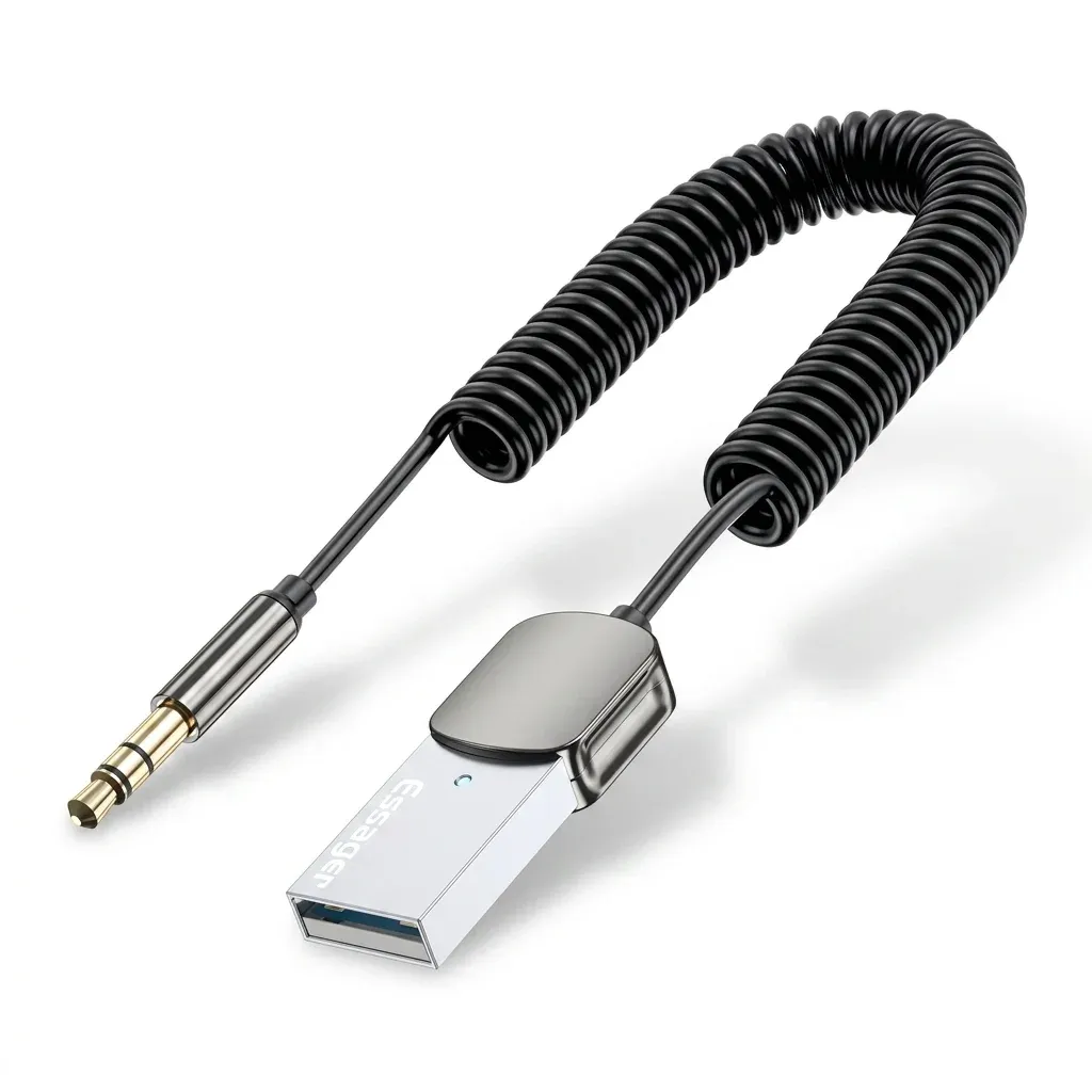 에사가 블루투스 AUX 오디오 수신 동글