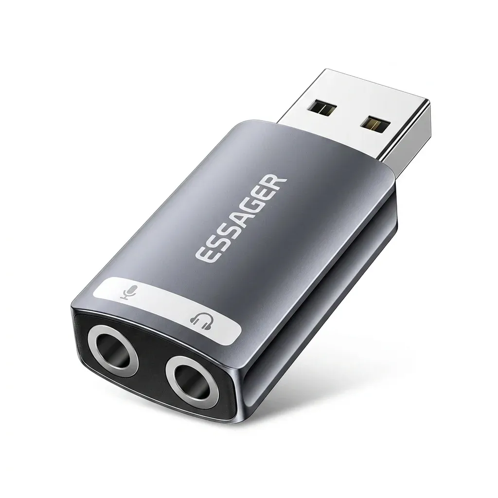에사저 USB 외장 사운드카드 어댑터