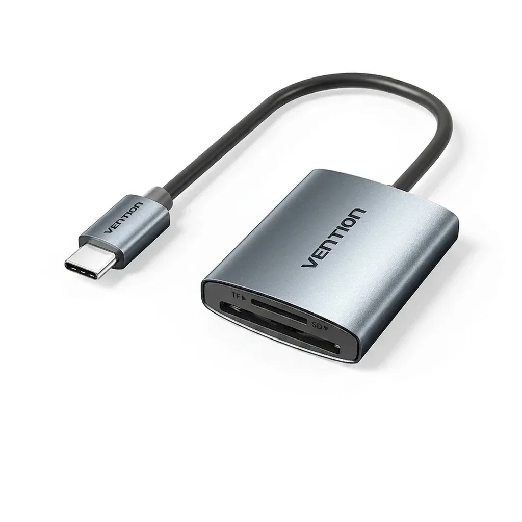 벤션 USB-C 듀얼 슬롯 카드리더기