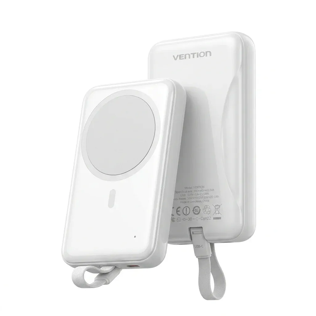 벤션 마그네틱 무선 고속 충전 보조배터리