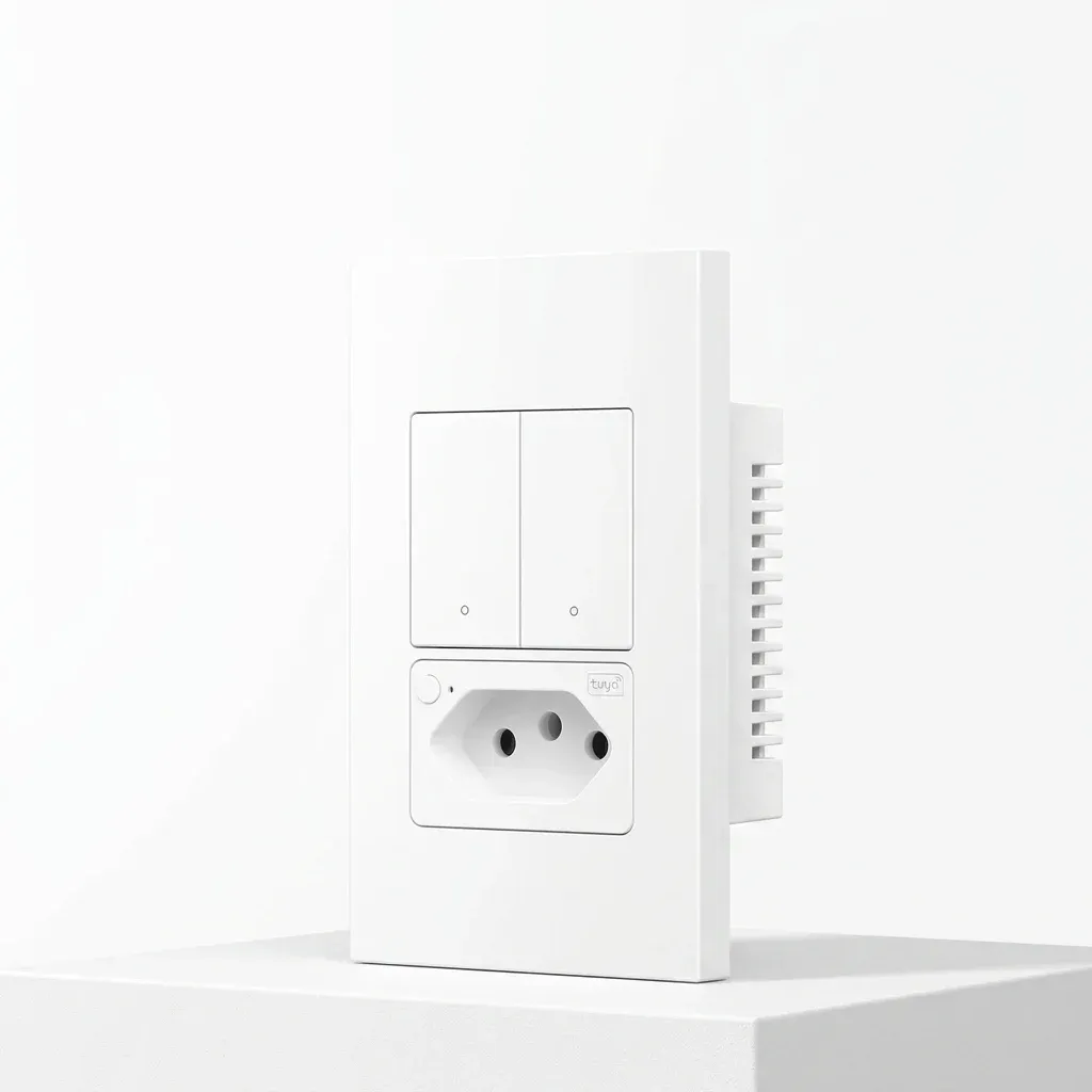 투야 WiFi 브라질 스마트 스위치 소켓 패널