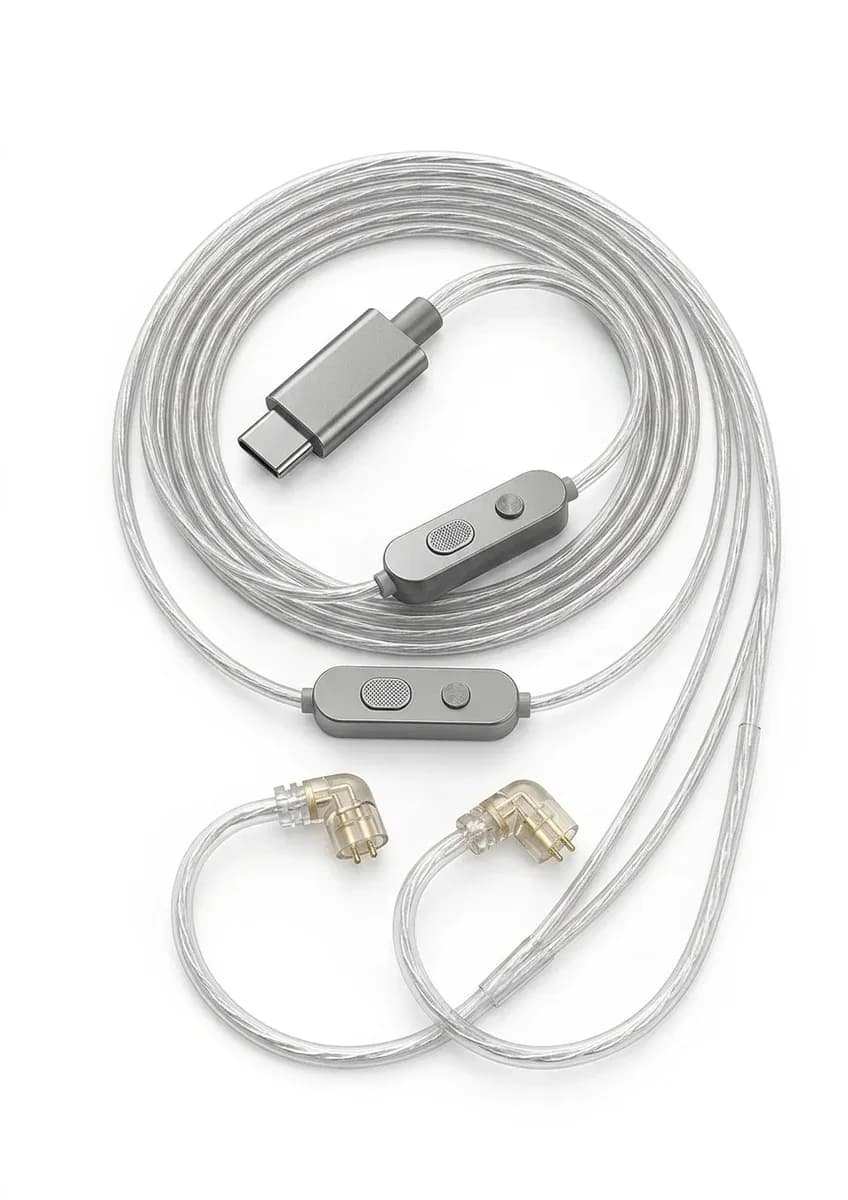 כבל שדרוג KZ M2 עם מיקרופון כפול