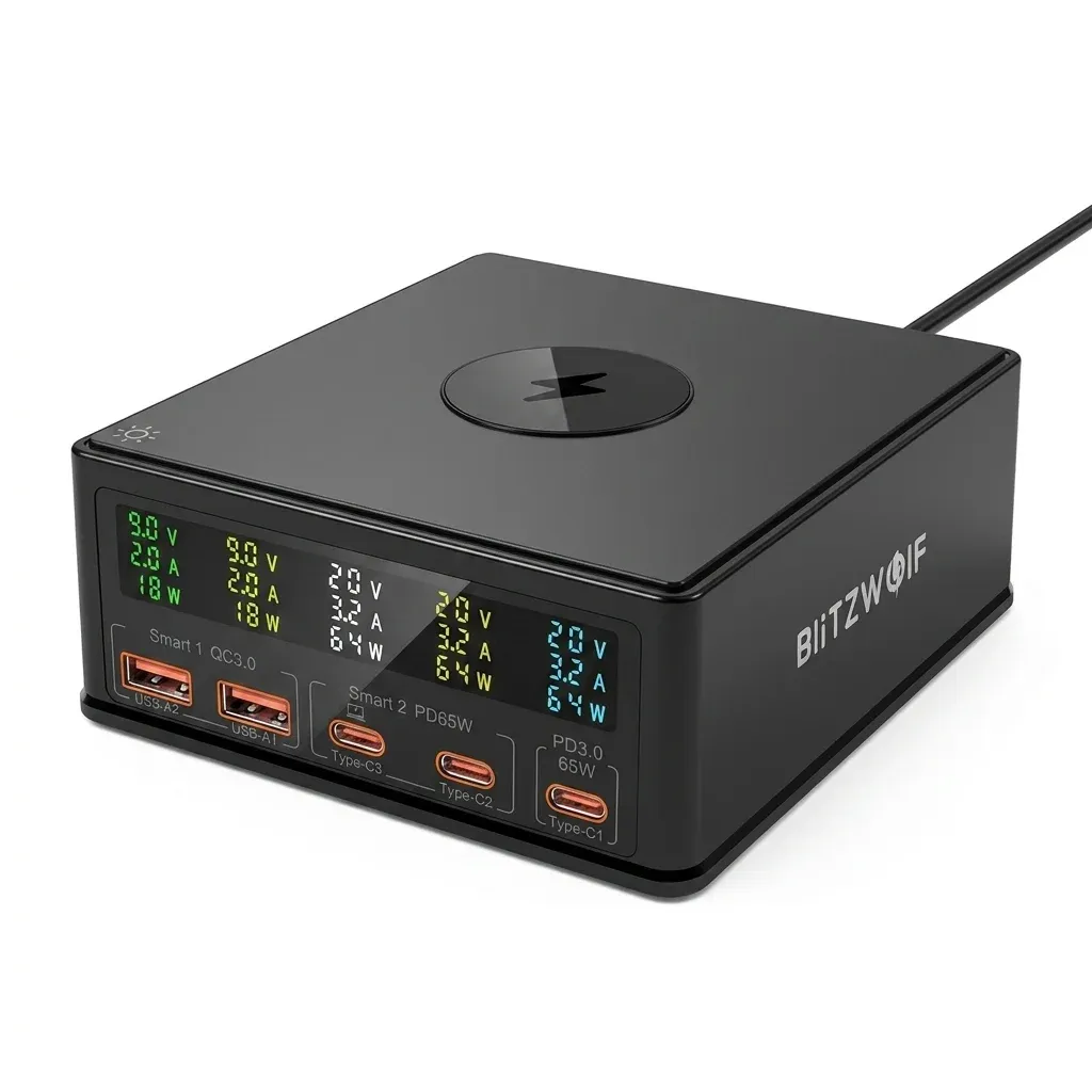 블리츠울프 160W 5포트 데스크탑 충전기