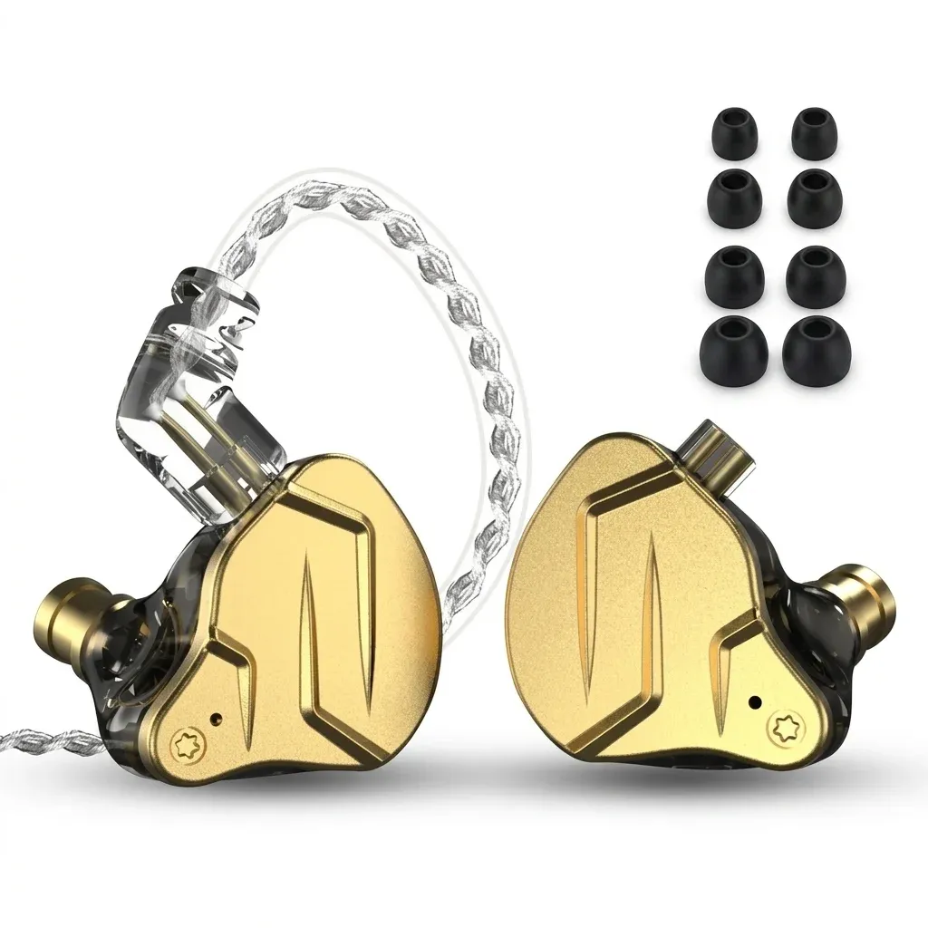 KZ ZSN Pro X 골드 인이어 이어폰