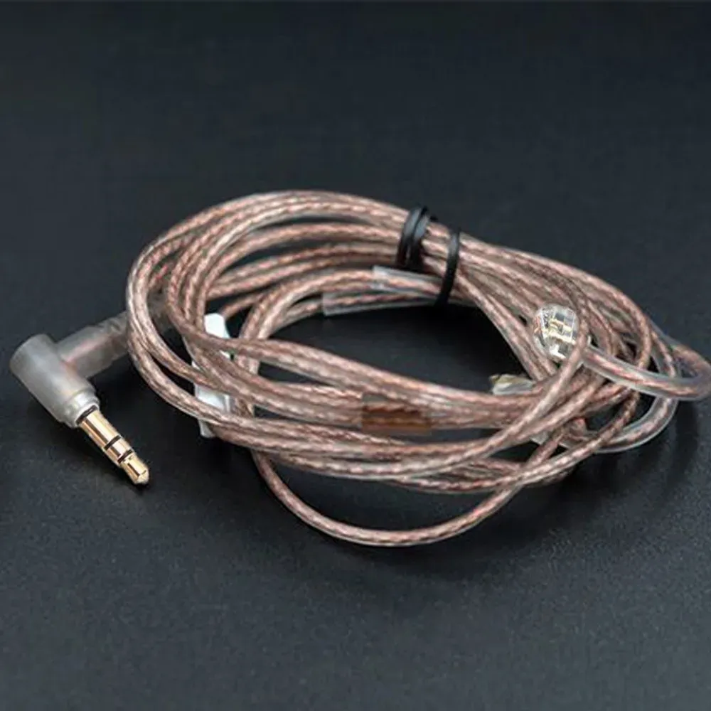 KZ 3.5mm 2핀 마이크 업그레이드 이어폰 케이블