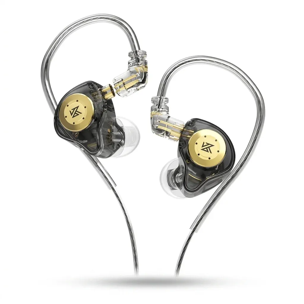 אוזניות KZ EDX Pro חוטיות שקופות