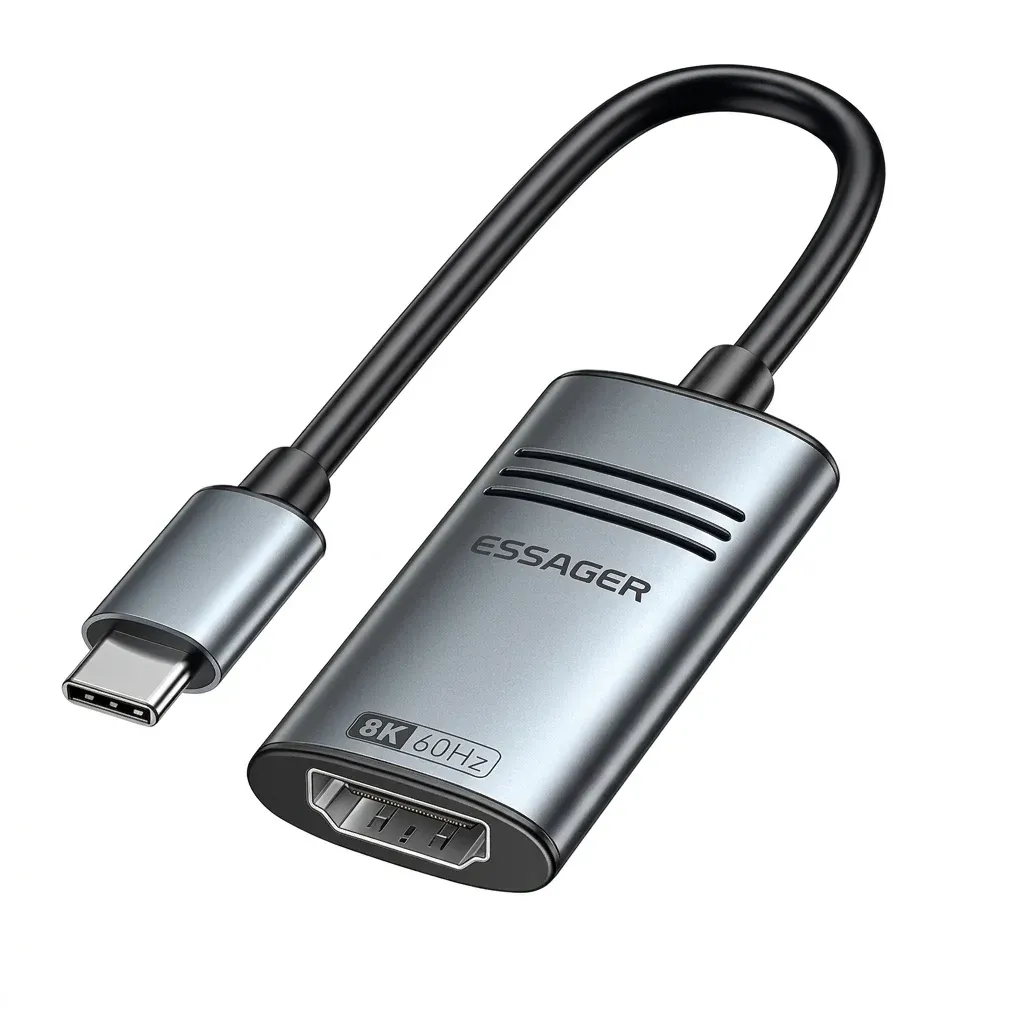 에사저 USB-C HDMI 8K 변환 어댑터