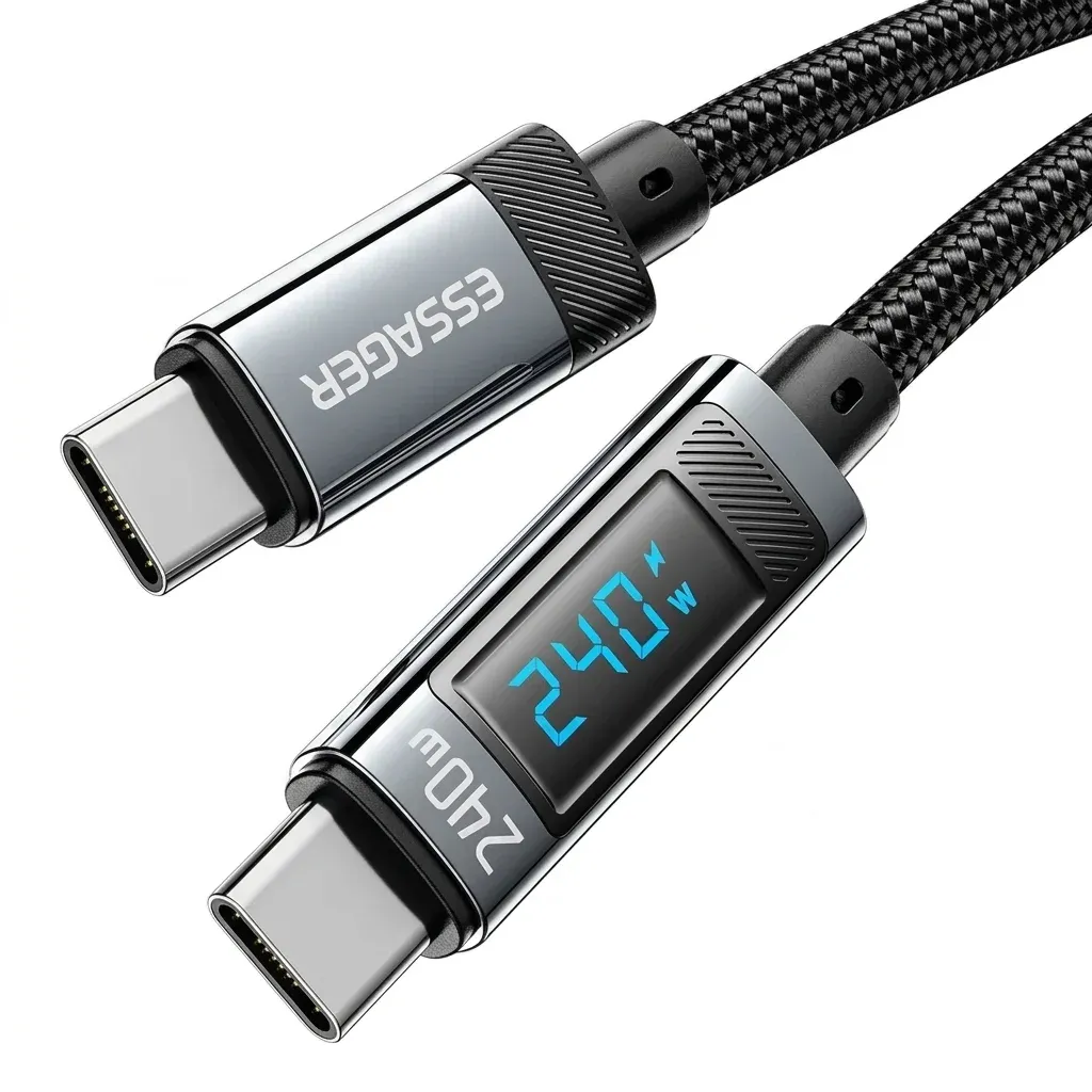 에사저 240W LED USB-C 케이블 2m