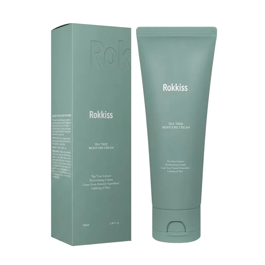 록키스 티트리 모이스처 크림 튜브와 박스