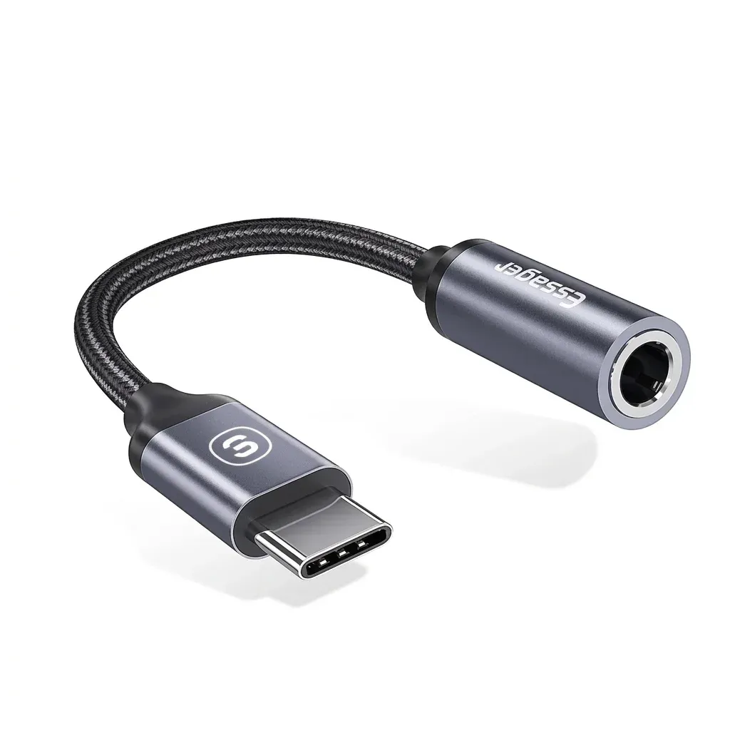 에사저 USB-C 3.5mm 오디오 어댑터