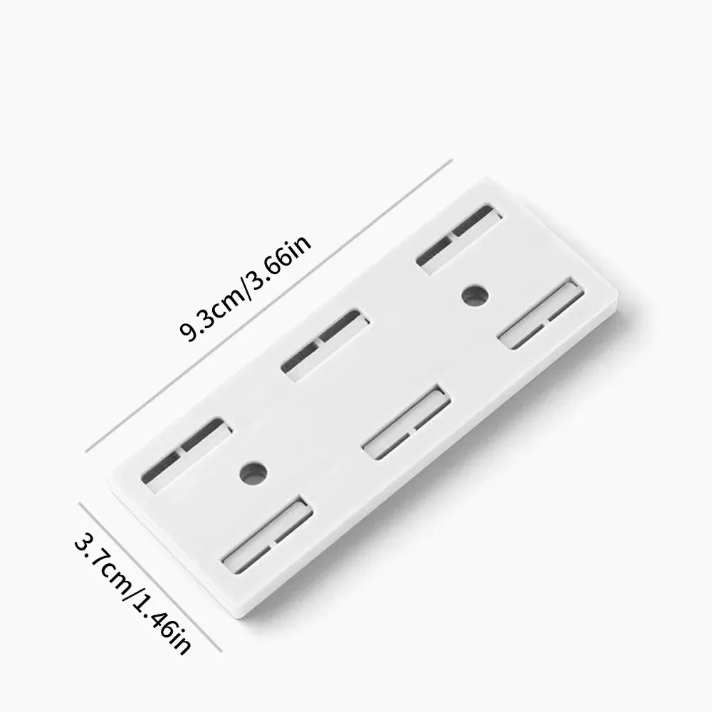 투키 무타공 셀프접착 멀티탭 고정 홀더