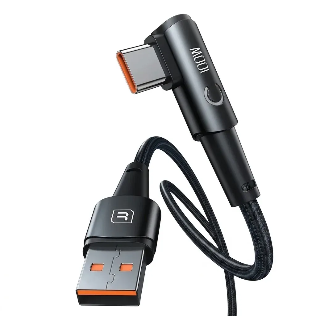 투키 직각형 100W USB-C 케이블